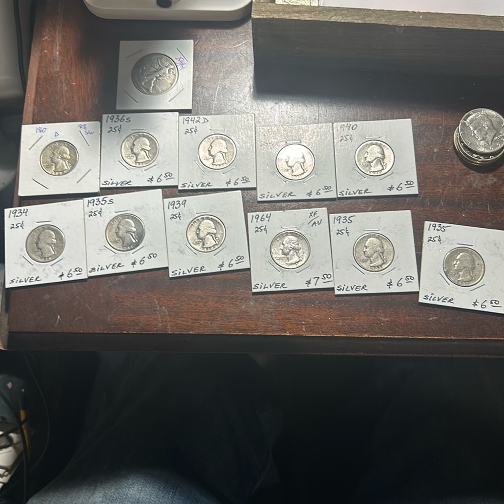 Silver coins